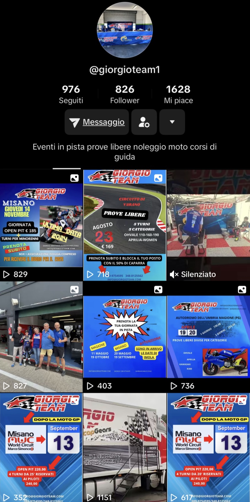 Immagine pagina tiktok